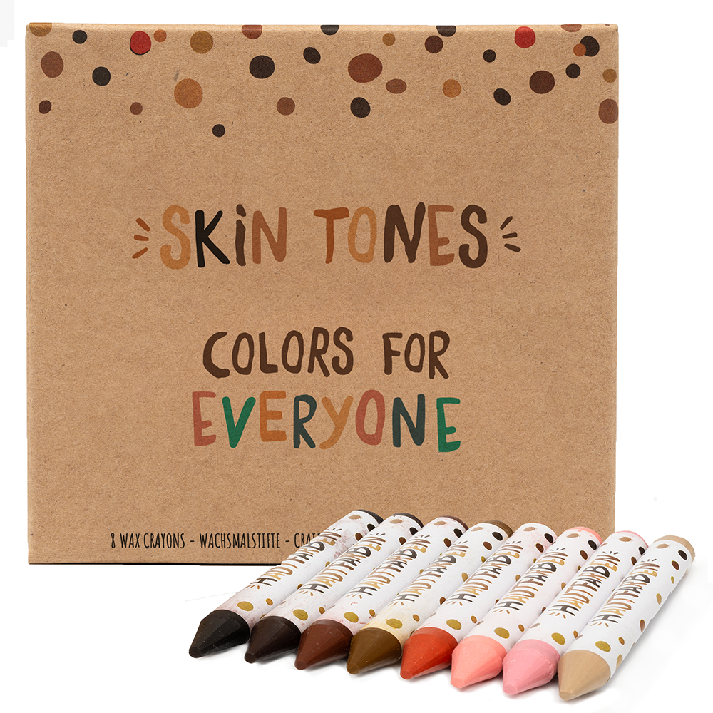 8 Skin Tones Crayons