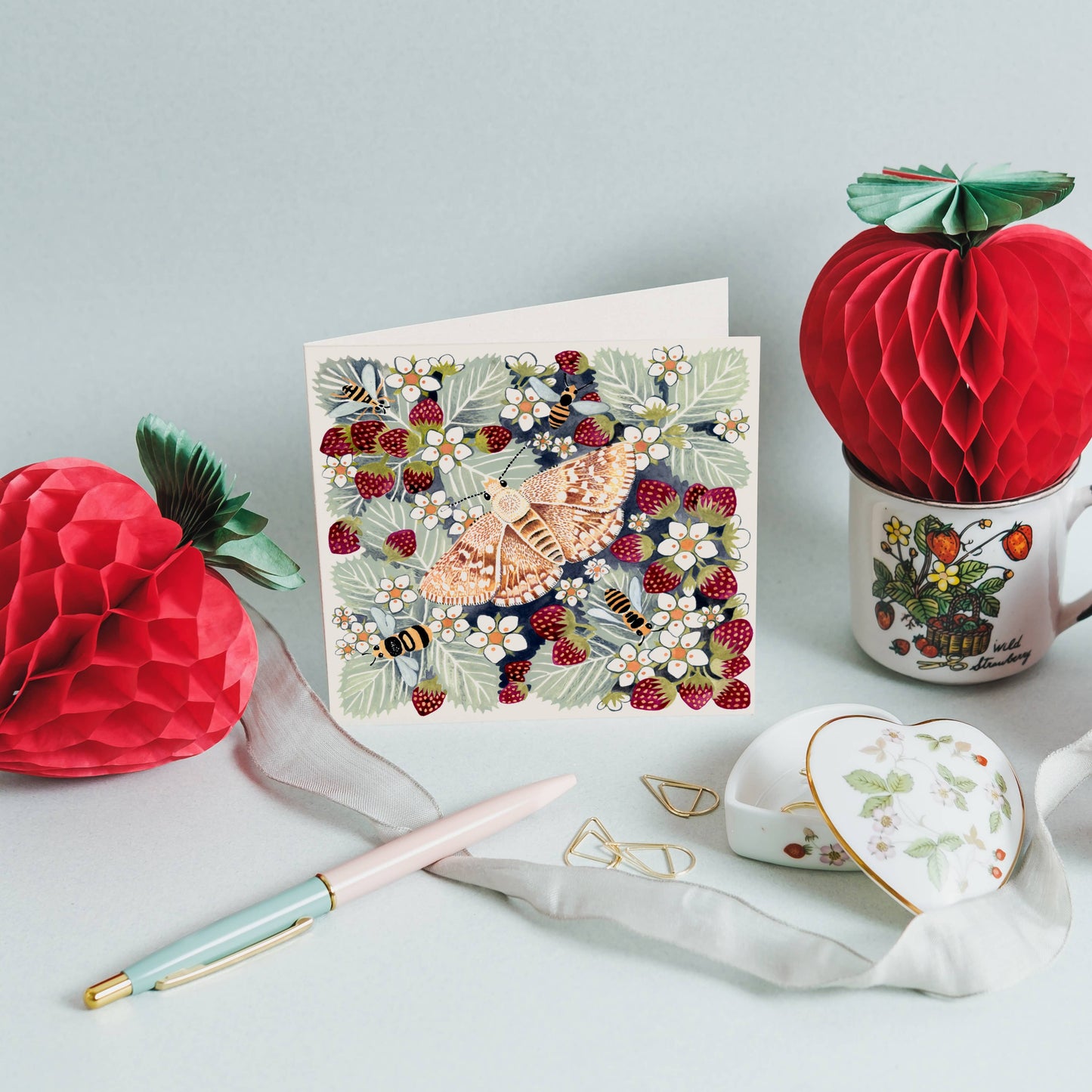 Greeting Card - Wild Strawberry