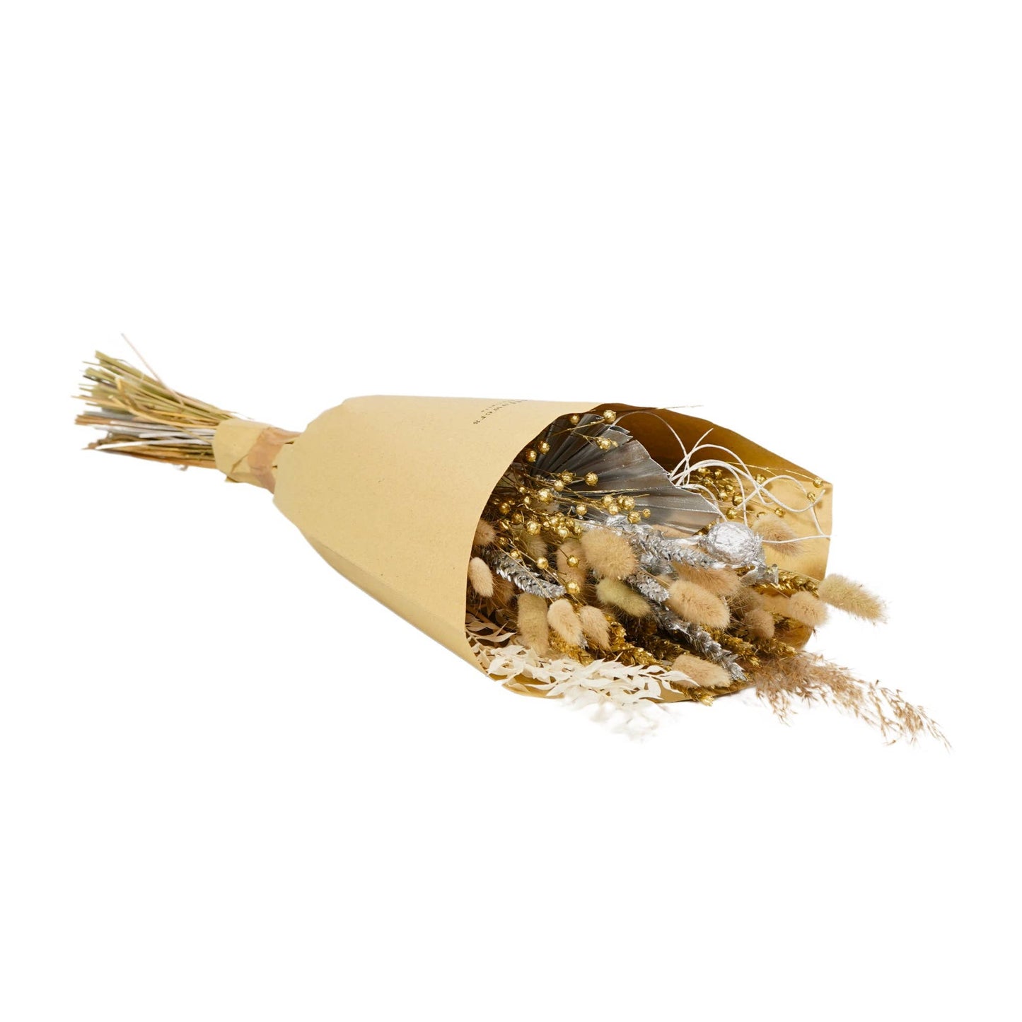 Dried Flowers - Field Bouquet Christmas - Silver Gold