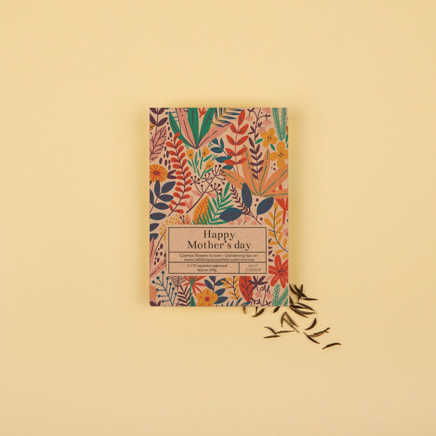 Happy Mother's Day - Cosmos seed packet