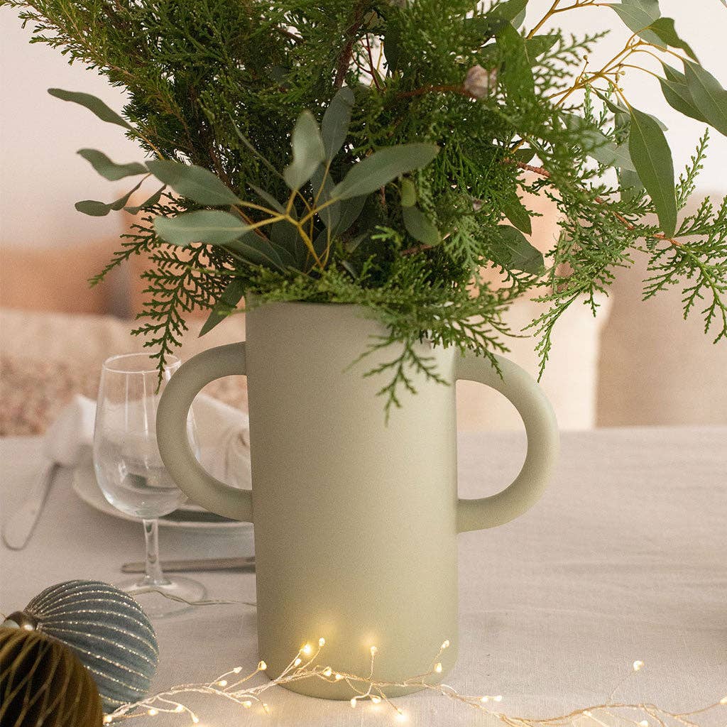 Mediterranea ceramic vase - Green