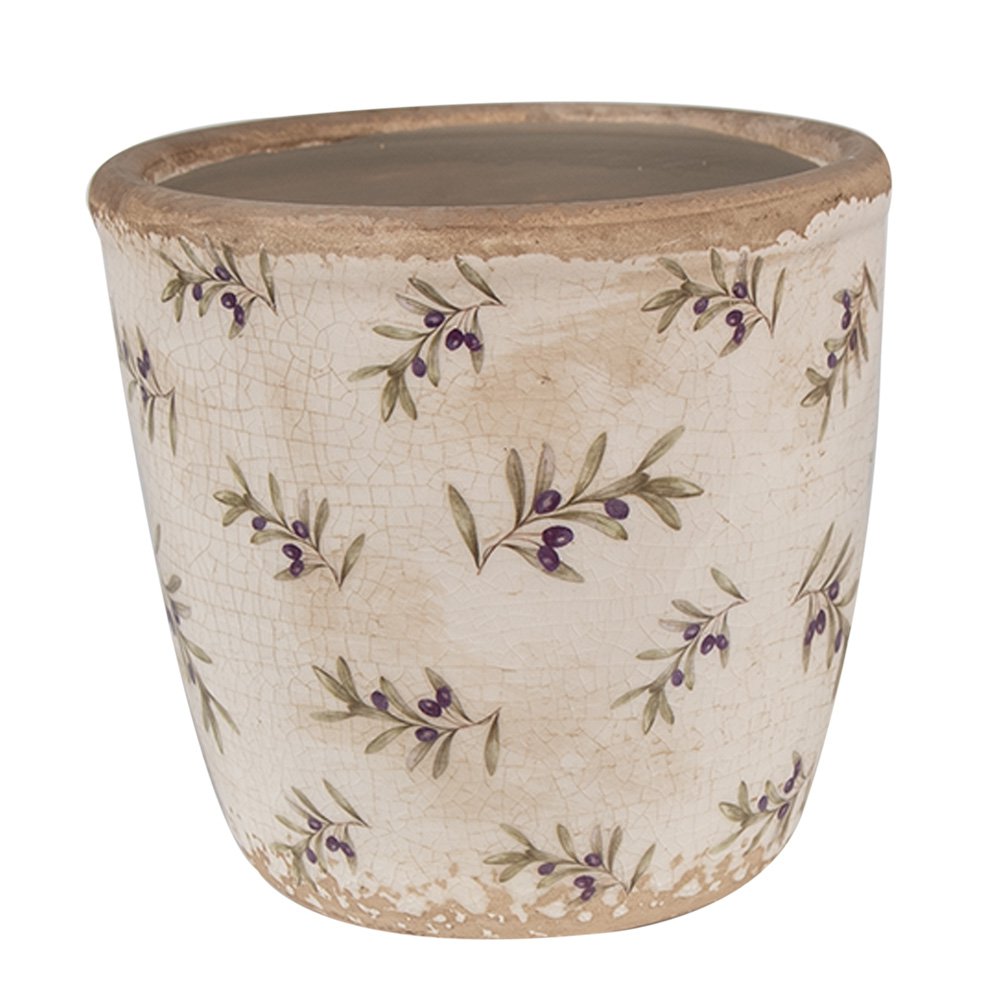 Decoratie bloempot Ø 13x12 cm