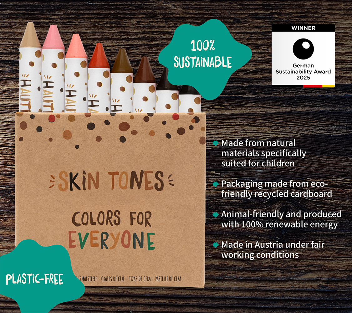 8 Skin Tones Crayons