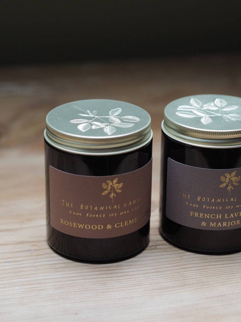 The Mediterranean Collection 180ml Scented Soy Wax Candles: French Lavender & Marjoram