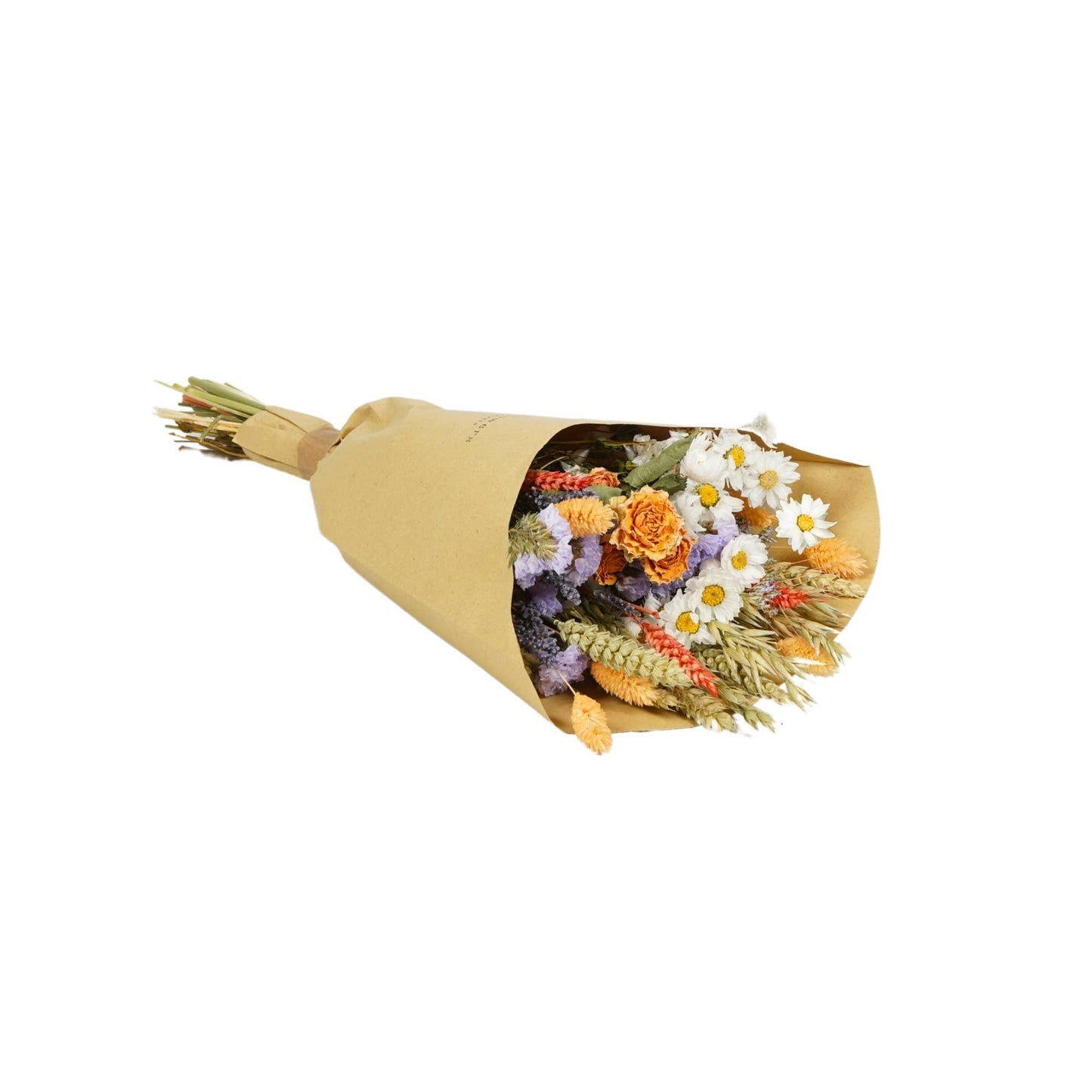 Dried Flowers - Field Bouquet Lavender Peach: Medium