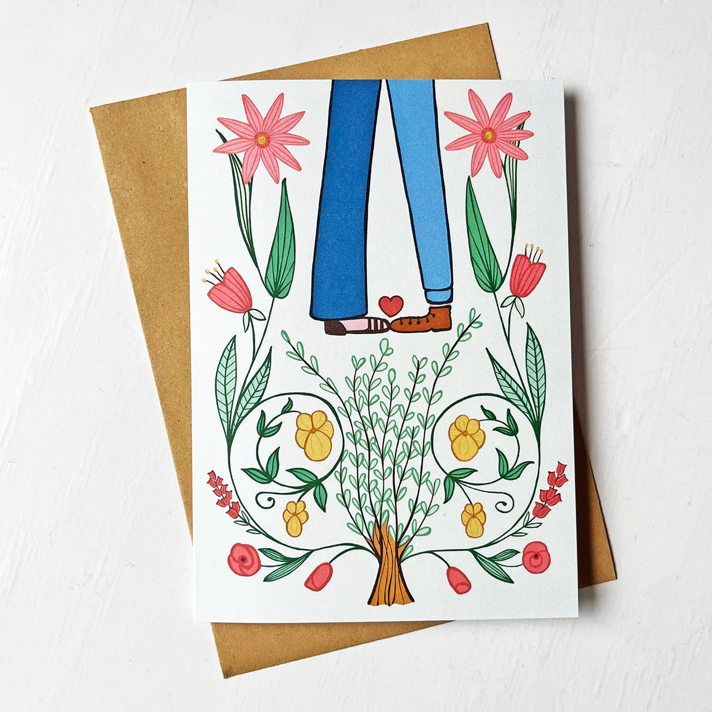Garden of love | Double card with envelope