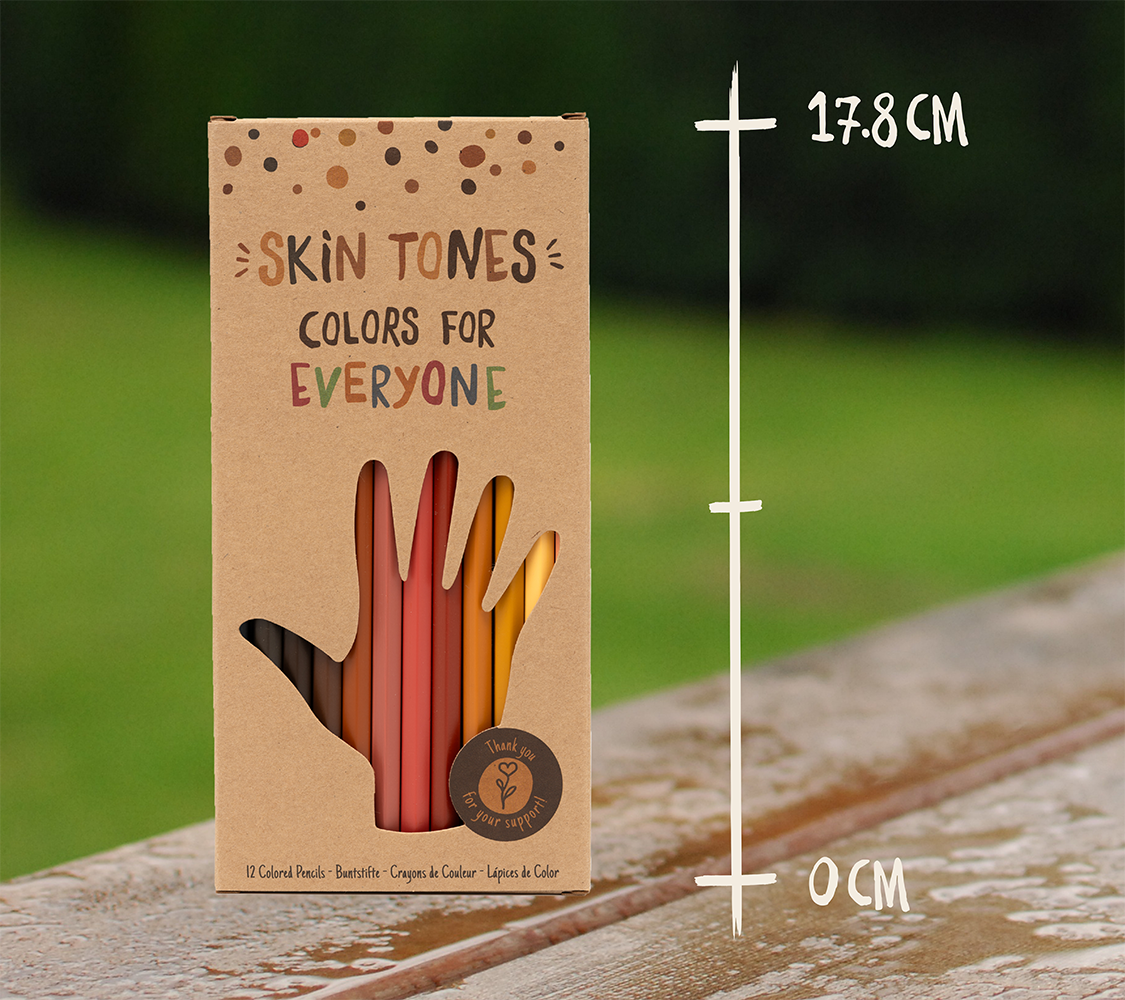 12 Skin Tones Pencils