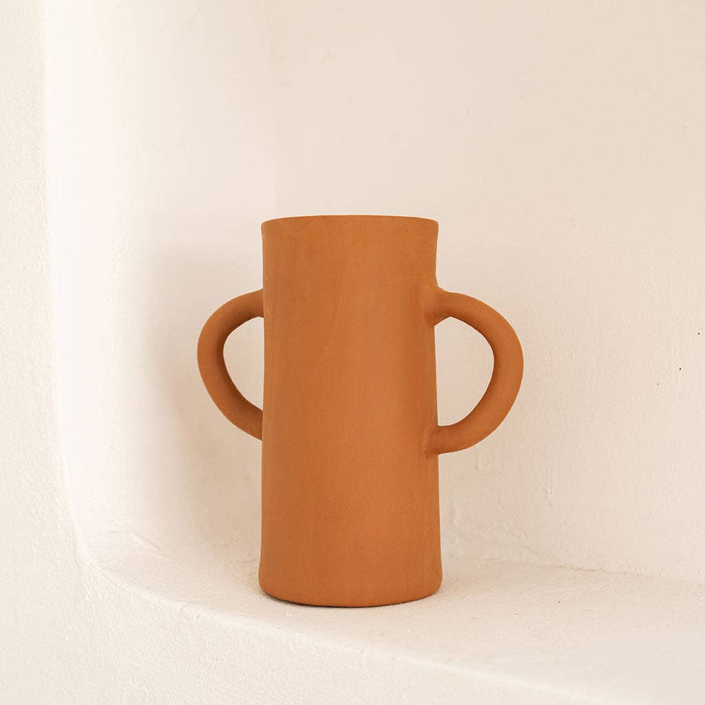 Mediterranea ceramic vase - Terracotta
