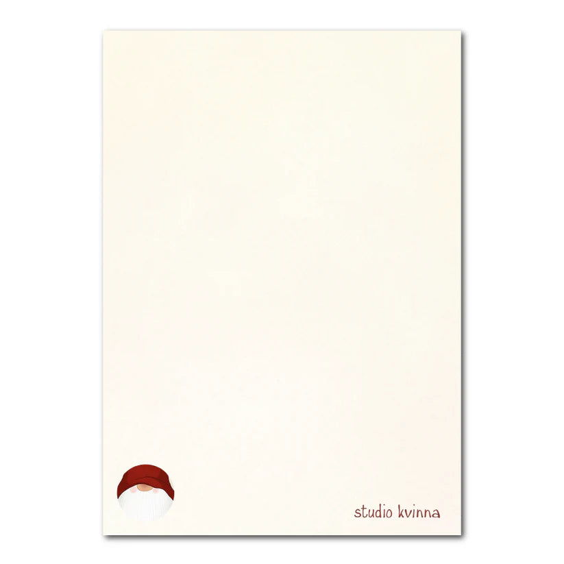 Scandinavische tomte | Kerstkaart