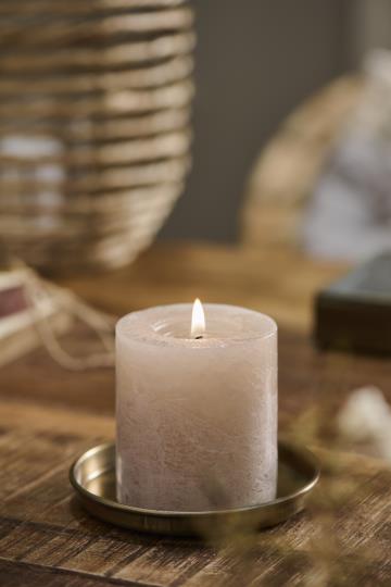 Candle tray w/edge