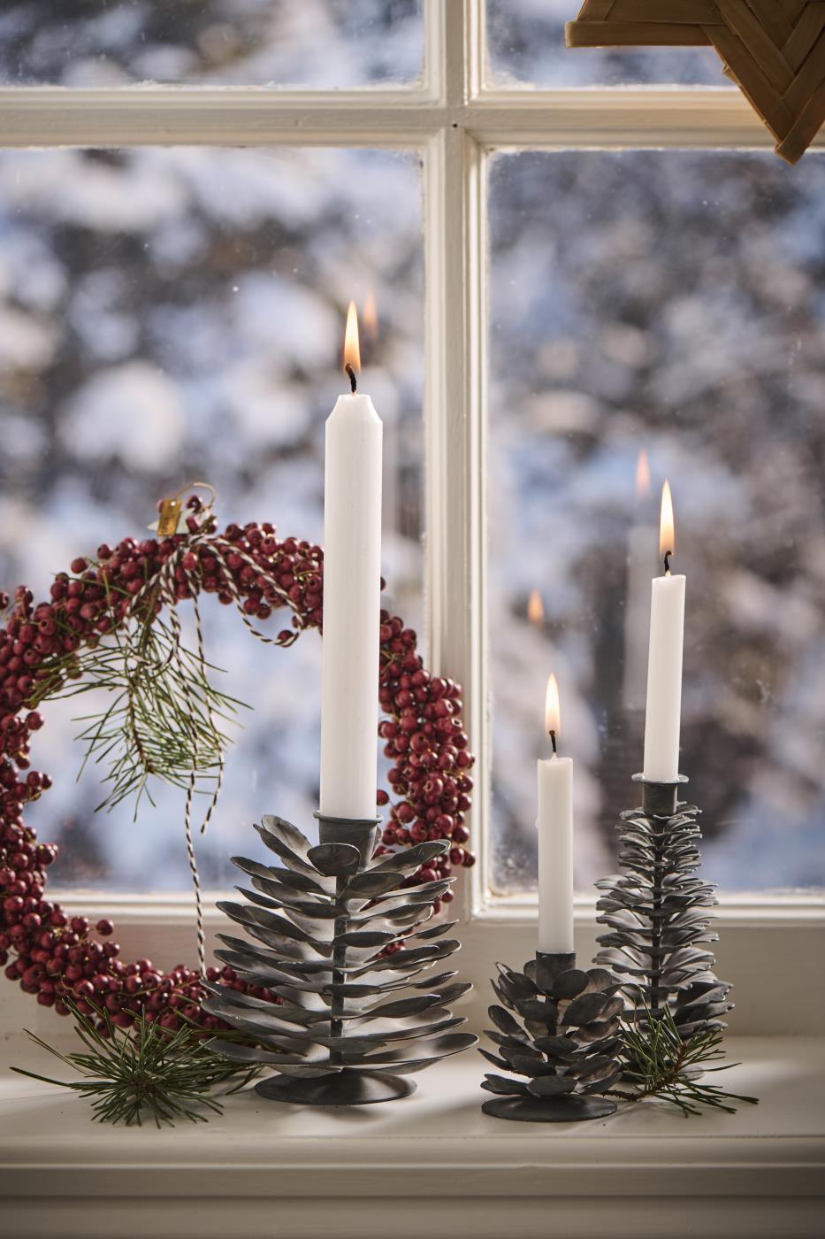 Candle holder f/2.2 cm candle cone