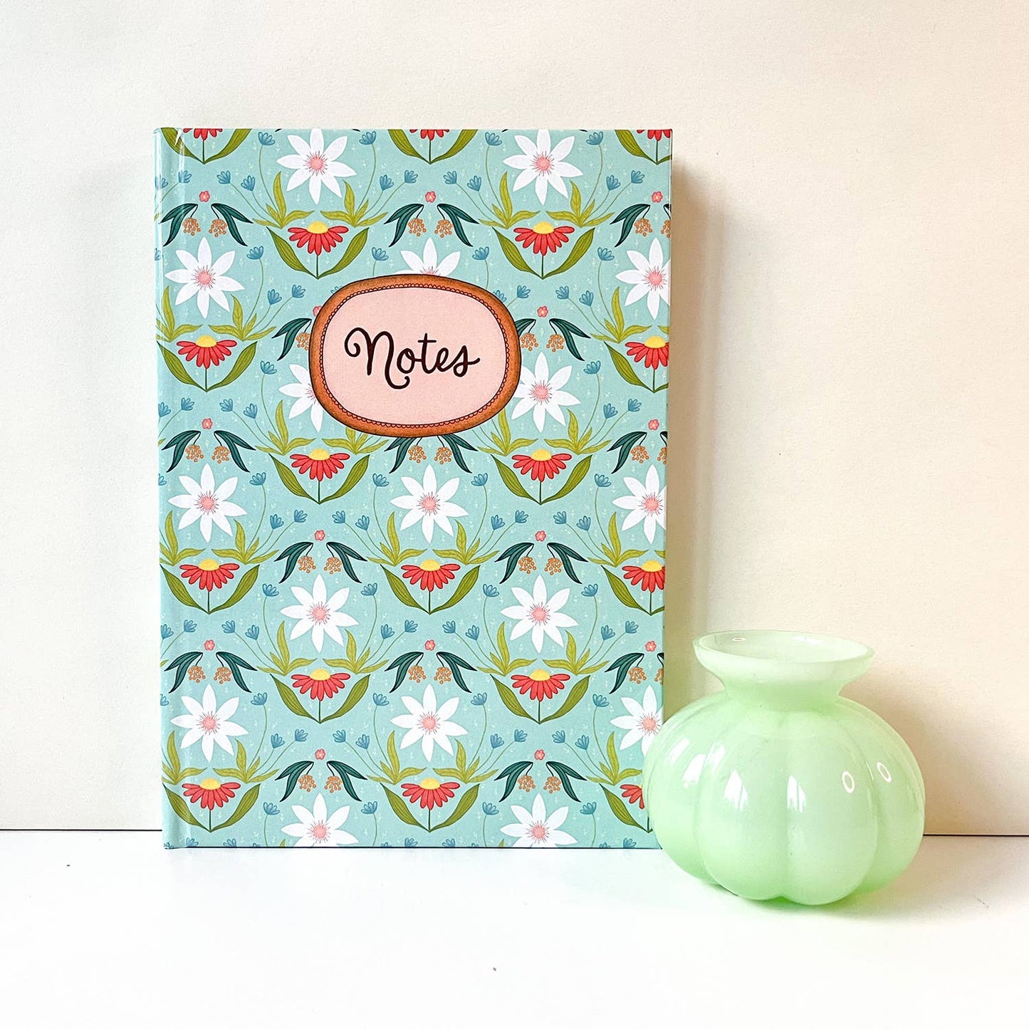 Notitieboekje - Notebook with floral pattern | A5: Blank