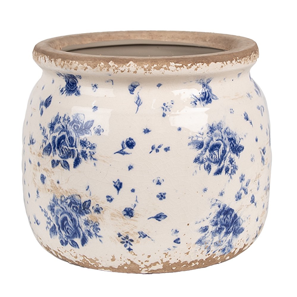 Bloempot Binnen Beige Blauw