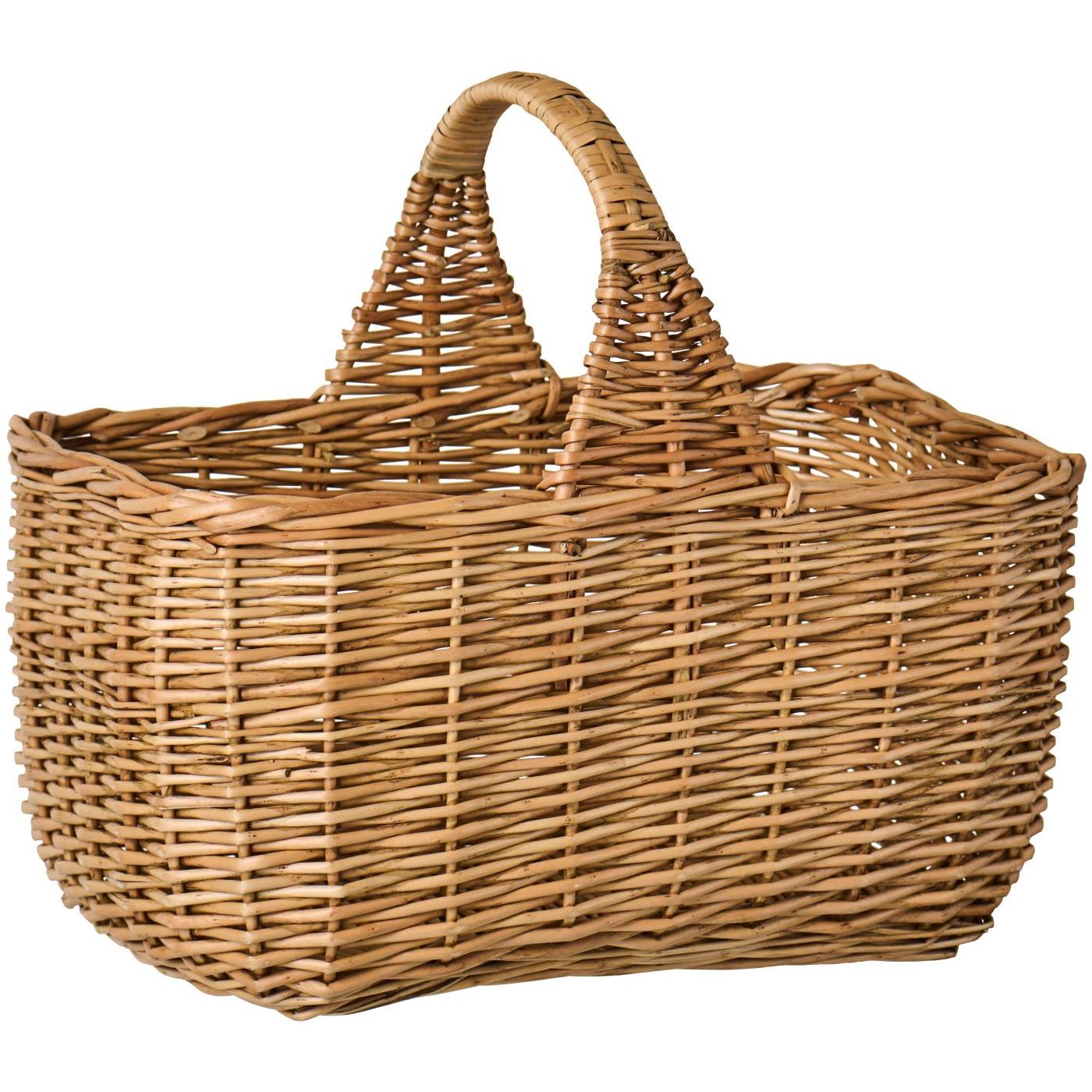 Basket square w/handle across