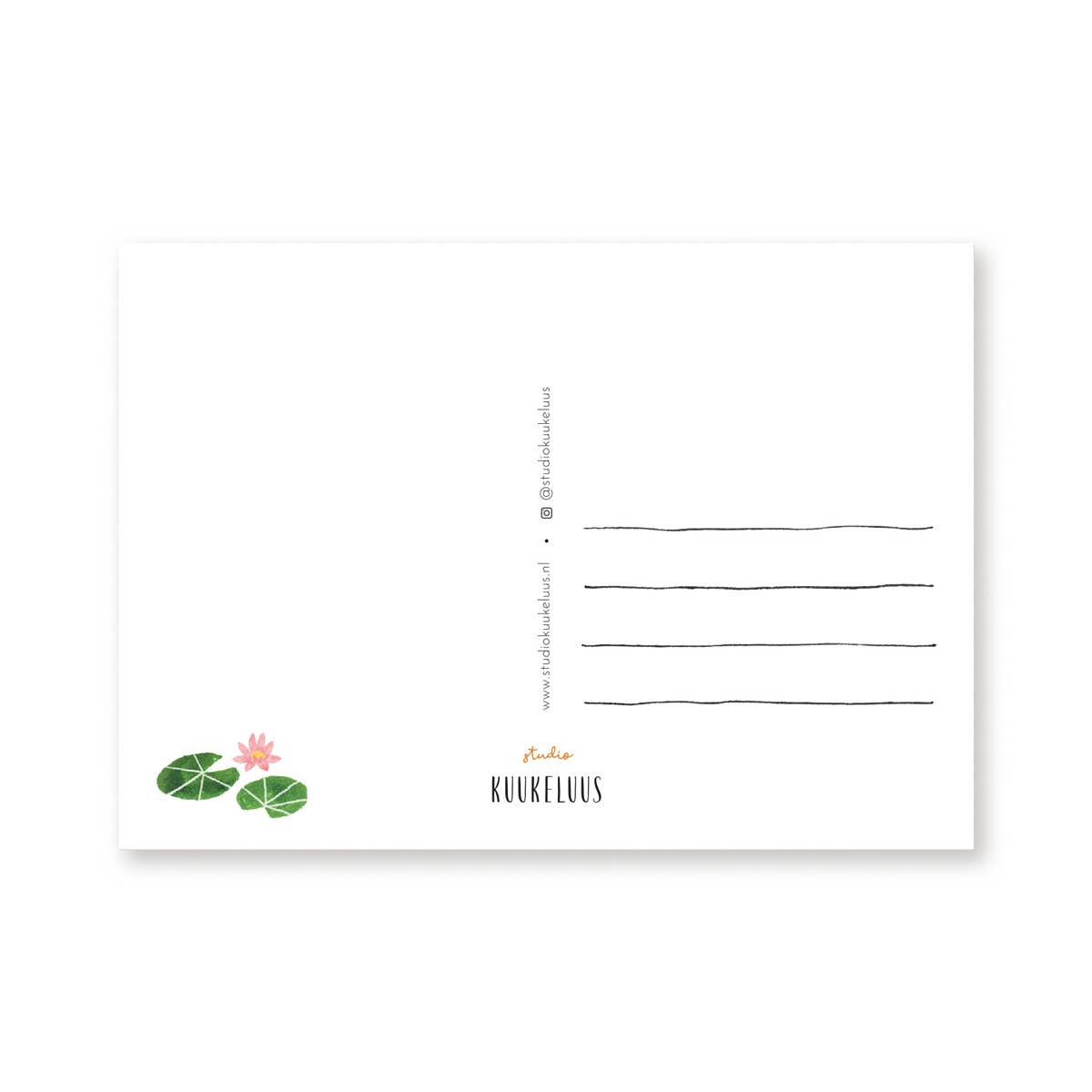 Postcard heron