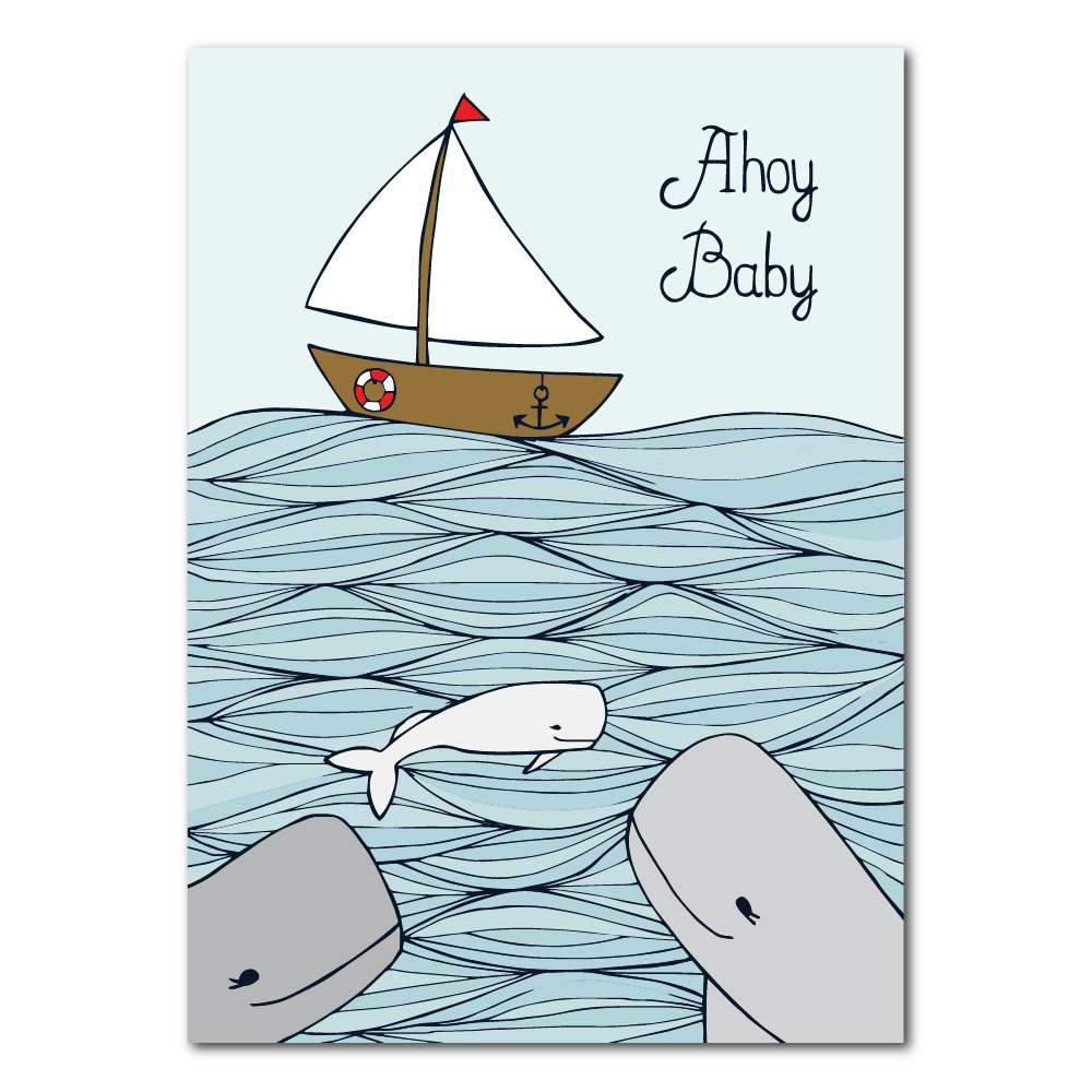 Ahoy baby | Card