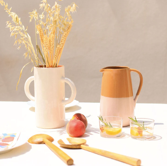 Mediterranea ceramic pitcher - Bicolour