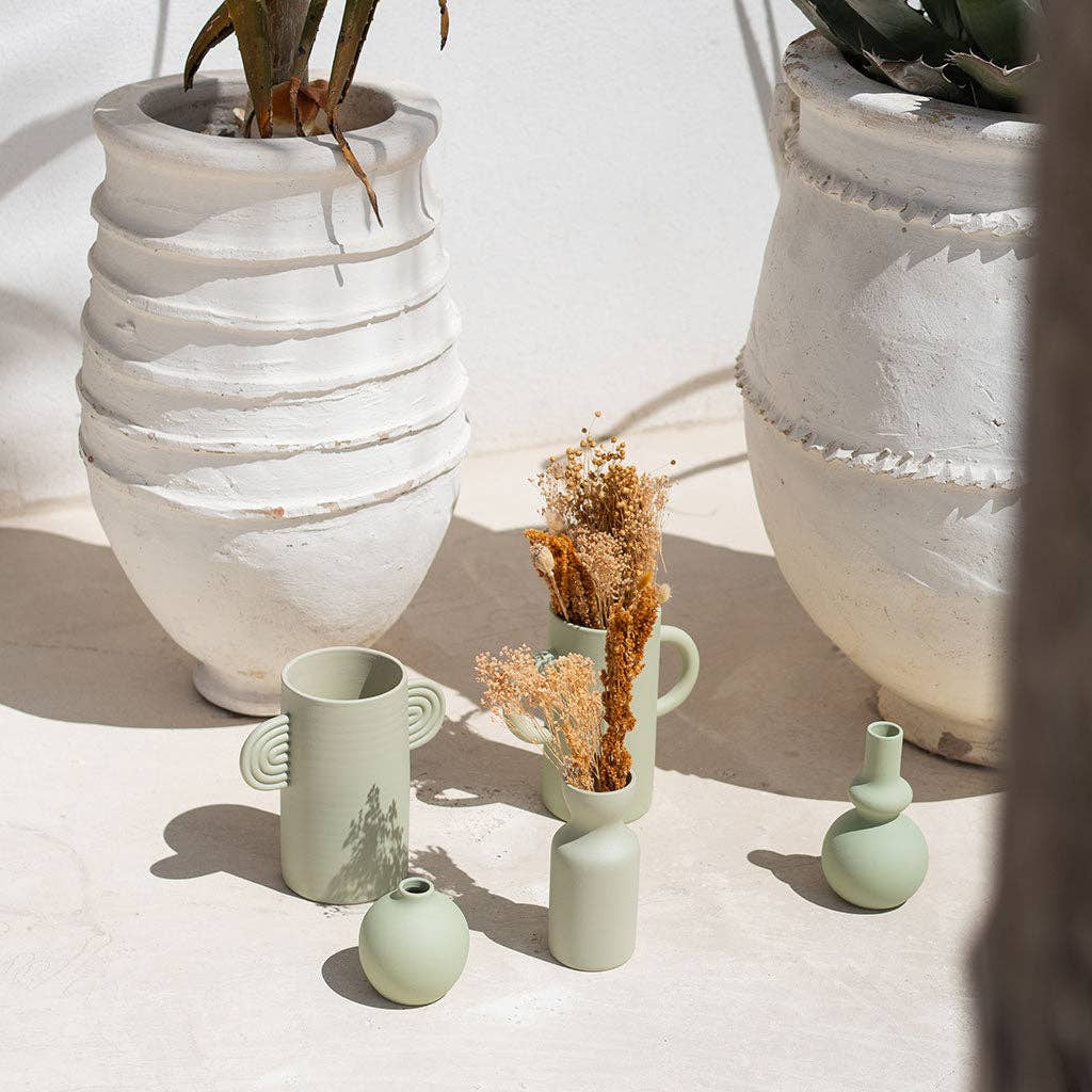 Mediterranea ceramic vase - Green