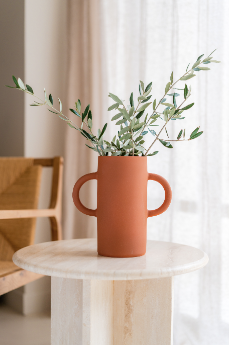 Mediterranea ceramic vase - Terracotta