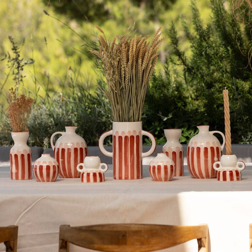 Mediterranea ceramic totem - Stripes
