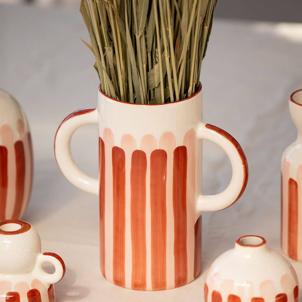 Mediterranea ceramic vase - Stripes