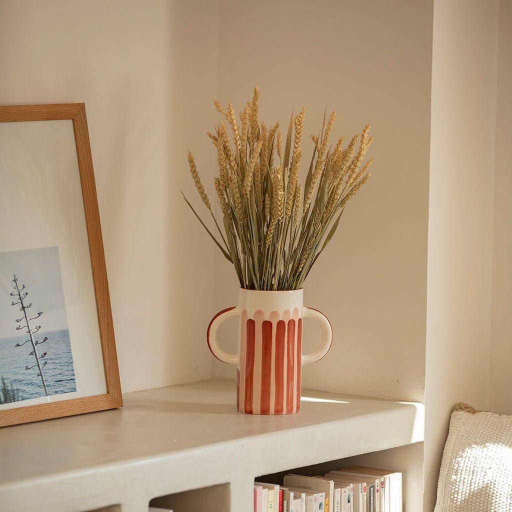 Mediterranea ceramic vase - Stripes