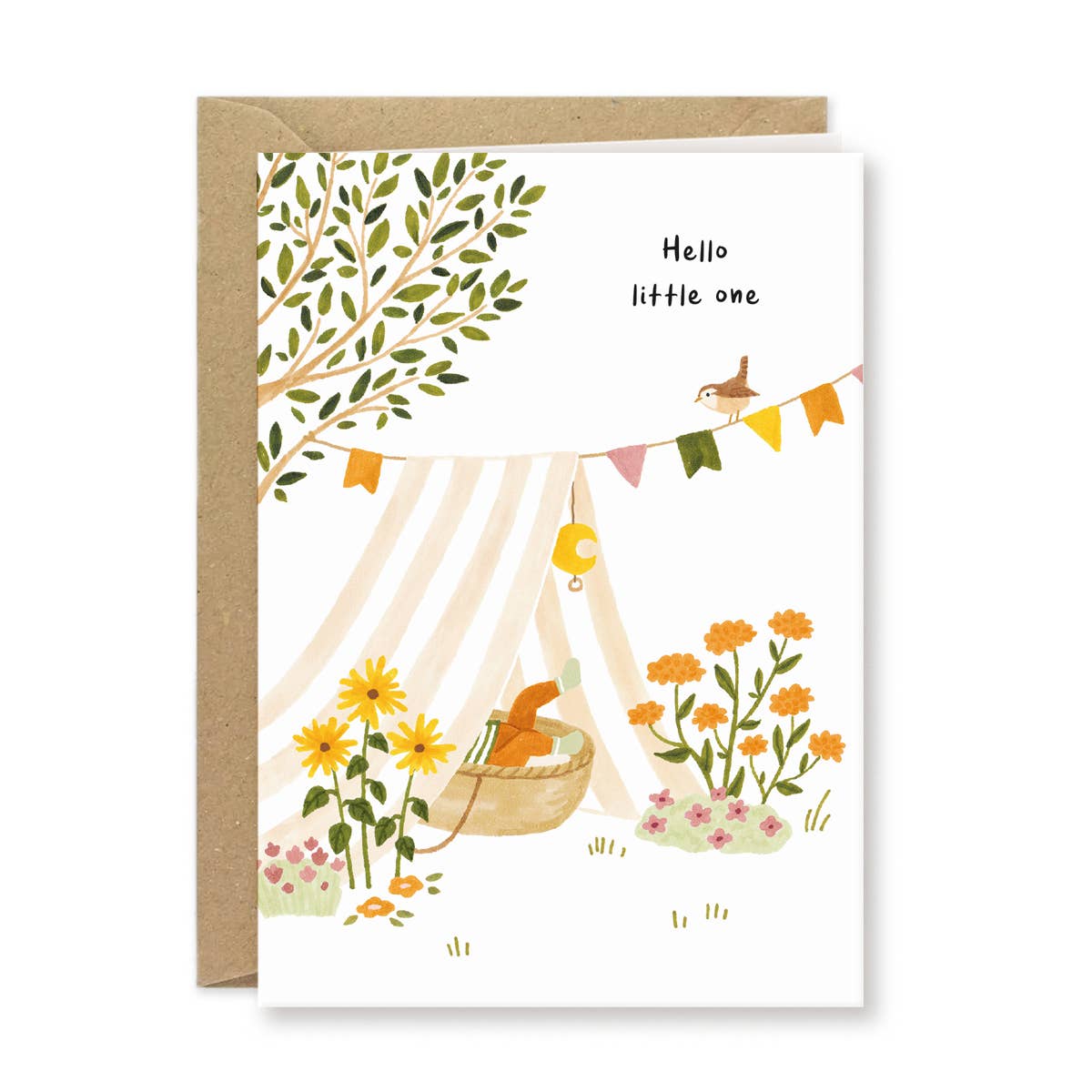 Baby card garden - Hello little one: Dutch