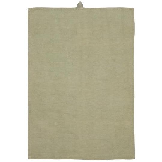 Tea towel Freja linen/cotton dusty green