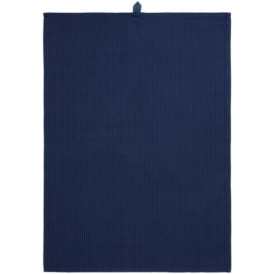 Tea towel Isabella w/dark blue stripes