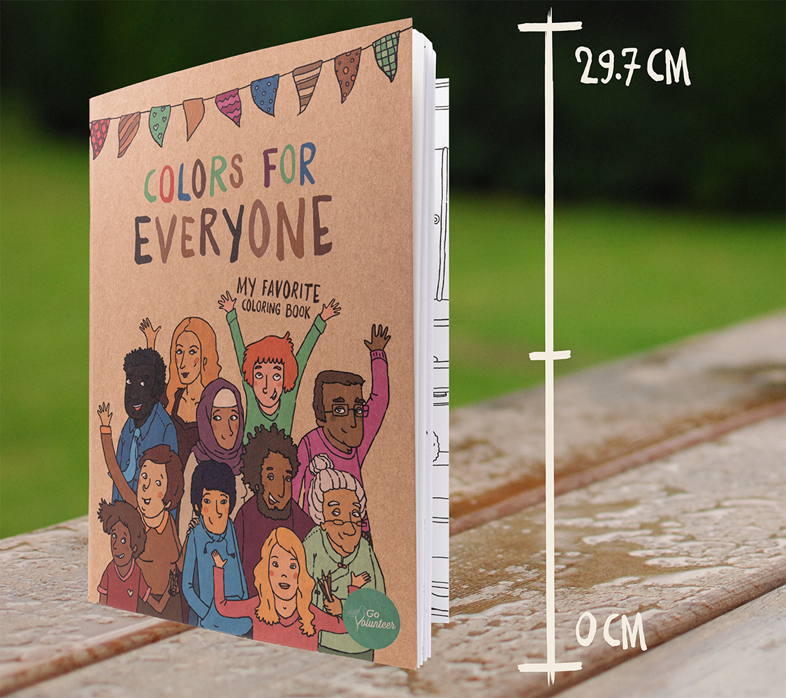 "Colors for Everyone" coloring book