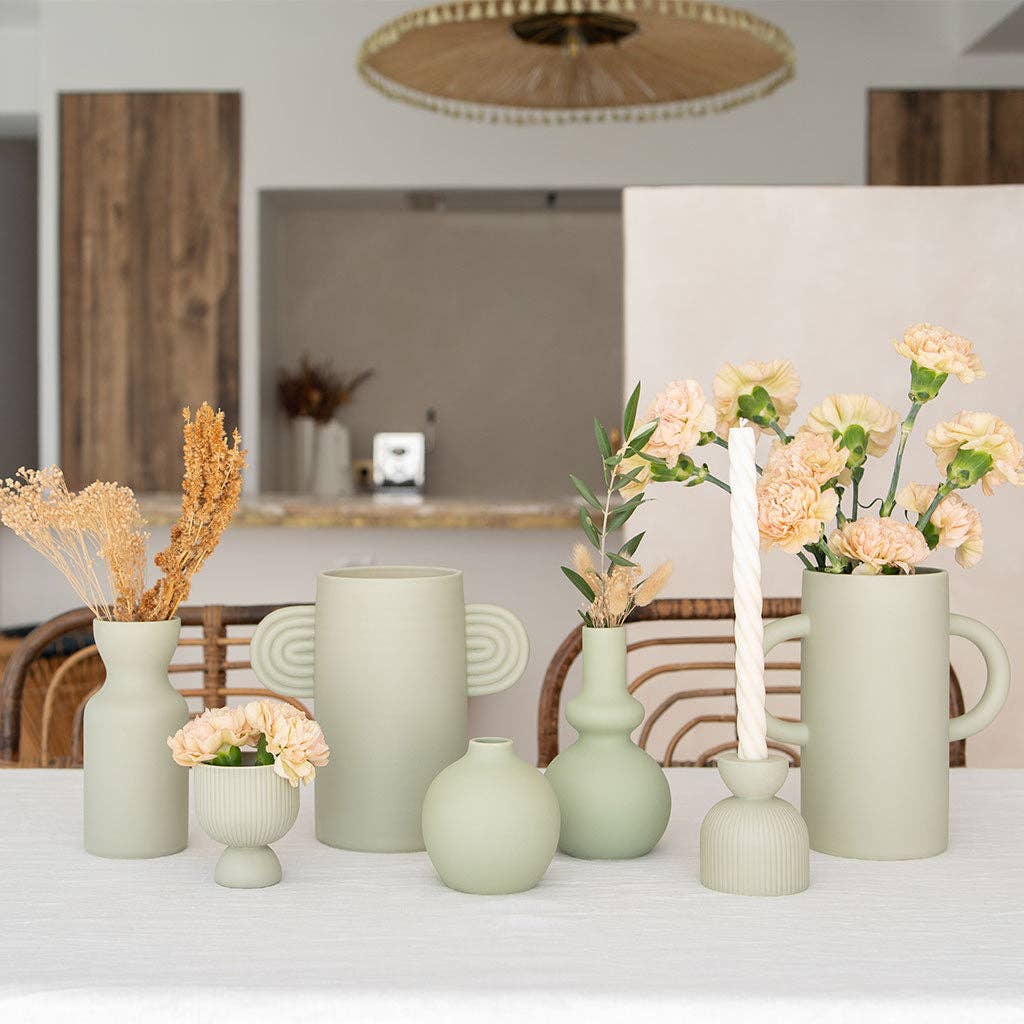 Mediterranea ceramic vase - Green