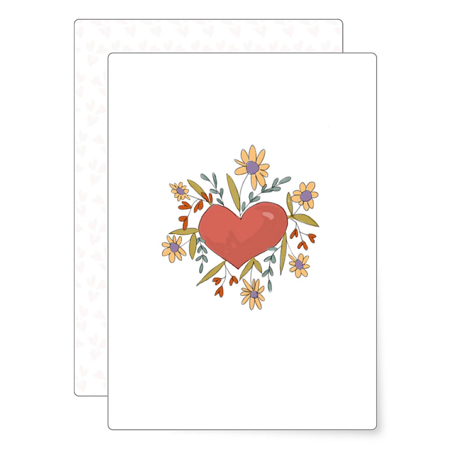 Love | postcard: With envelope and cellophane cover