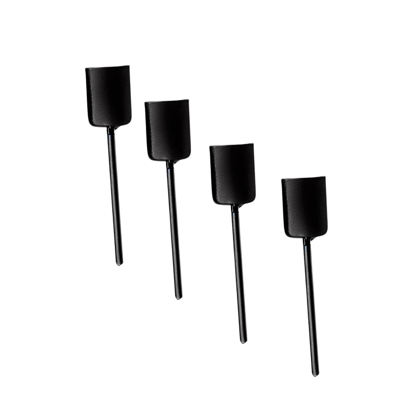 Christmas candle holder Pick Black (metal) - 4 pcs