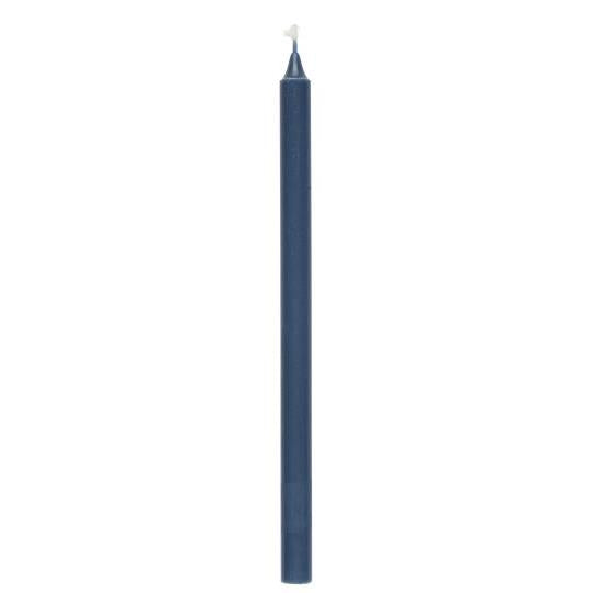 Taper candle cornflower
