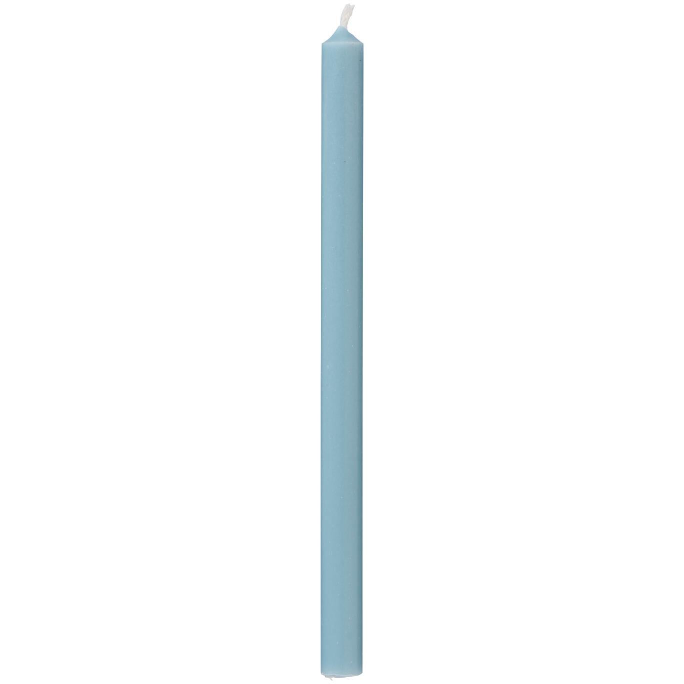 Taper candle dusty blue Ø:1.3 H:20 Nordic Swan Eco-label