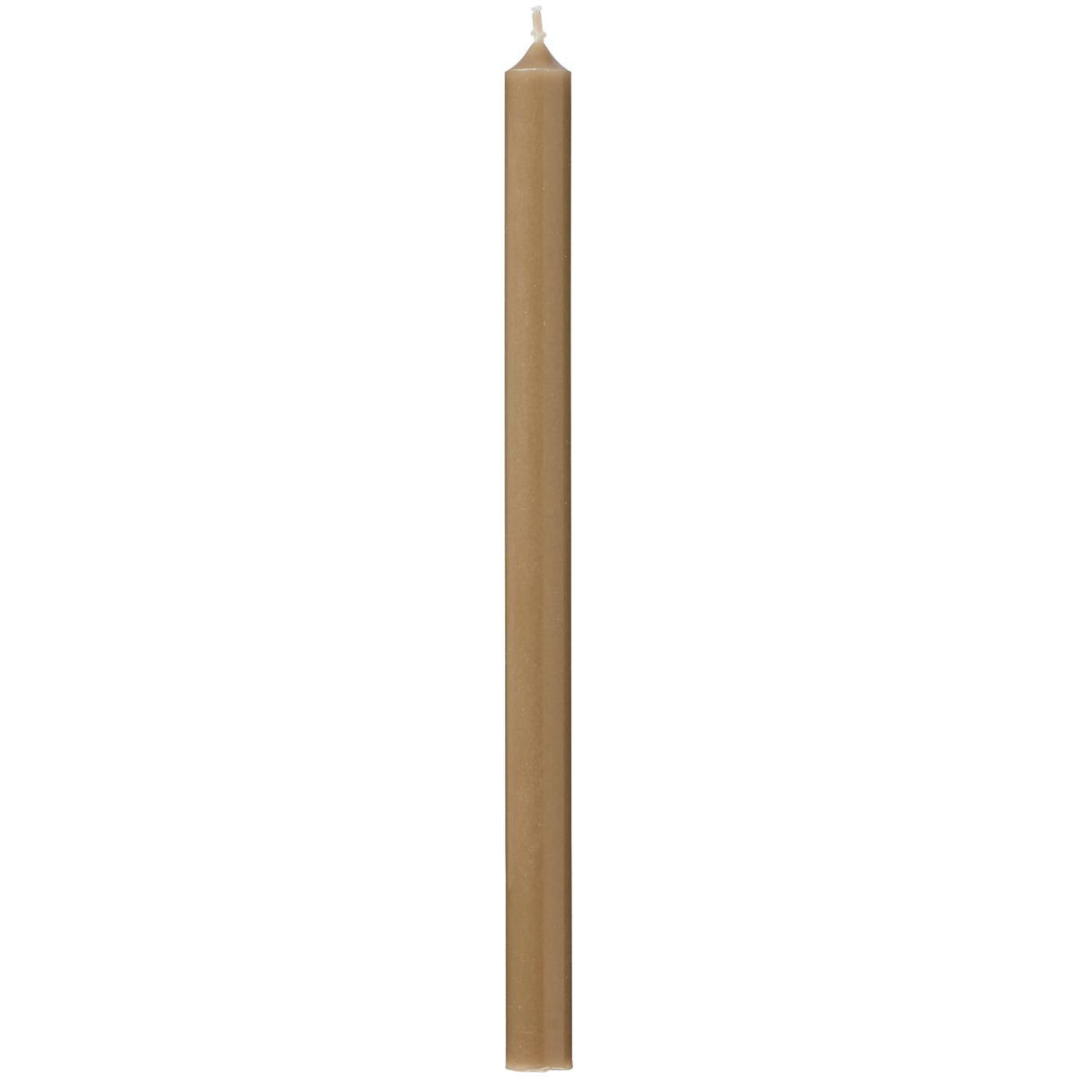 Taper candle linen Ø:1.3 H:20 Nordic Swan Eco-label