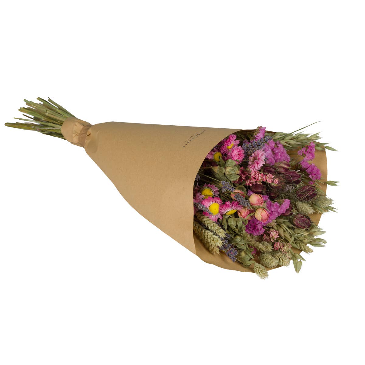 Bouquet Dried Flowers - Field Bouquet - Pink: Small