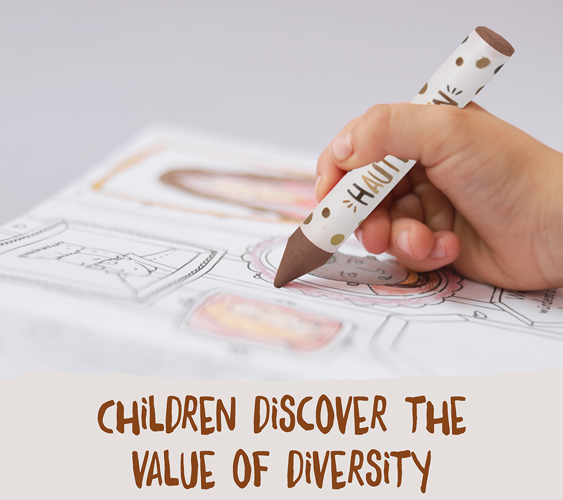 8 Skin Tones Crayons