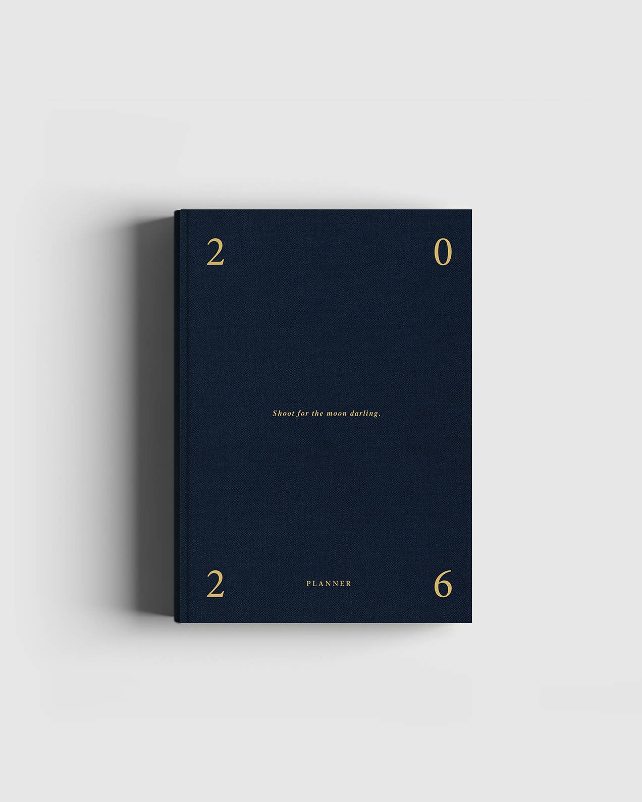 Cozy Planner 2026, Night Sky – “Shoot for the moon darling”