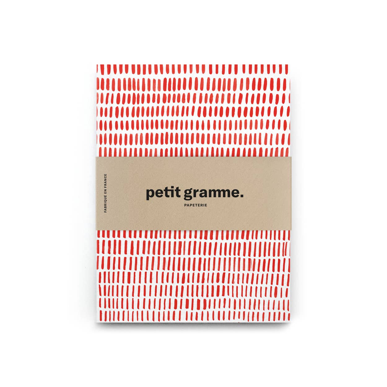 Small red lines pocket notebook