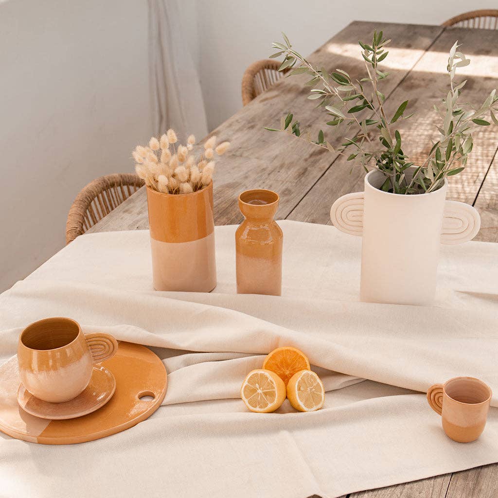 Mediterranea ceramic totem - Bicolour