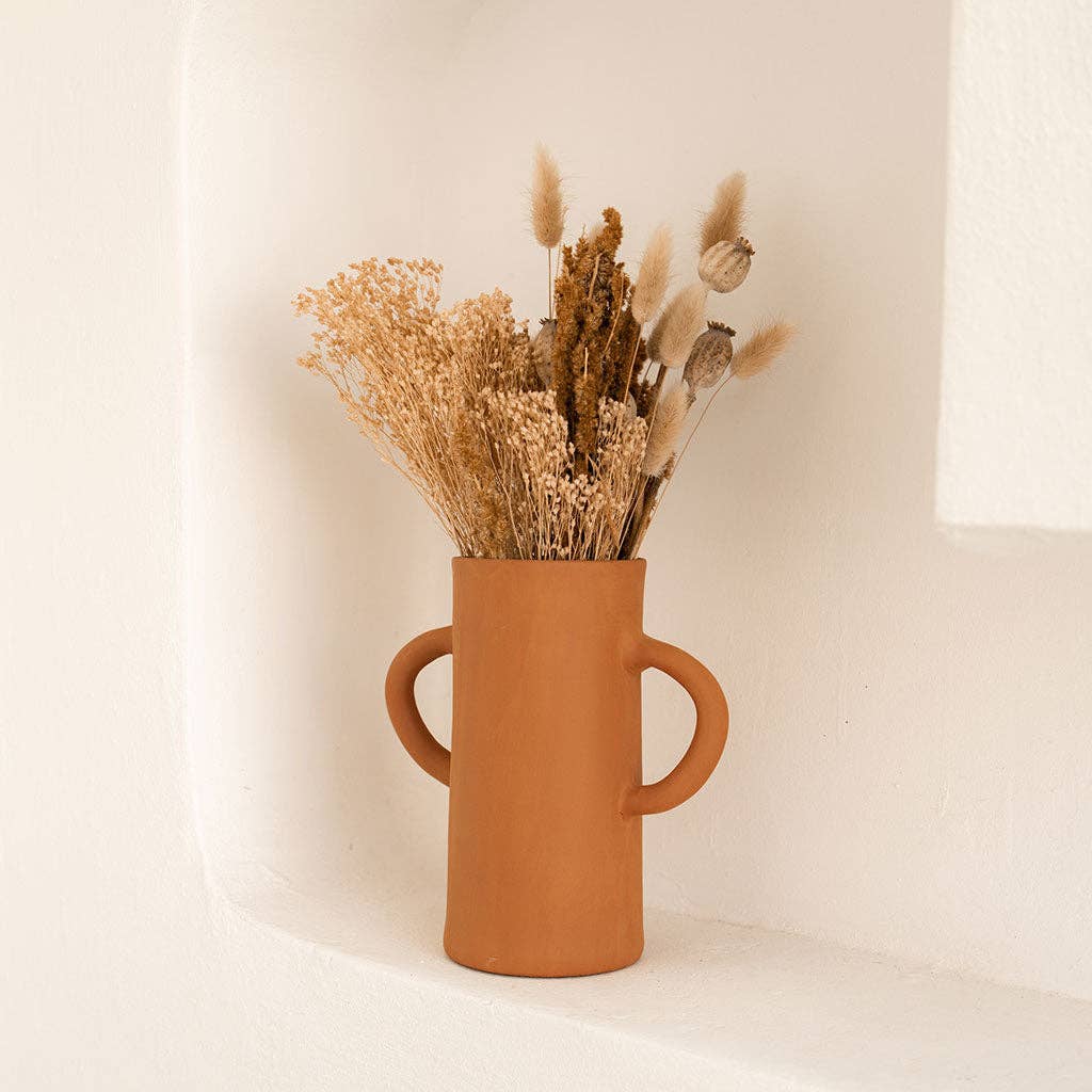 Mediterranea ceramic vase - Terracotta