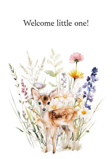 Sustainable postcard Welcome