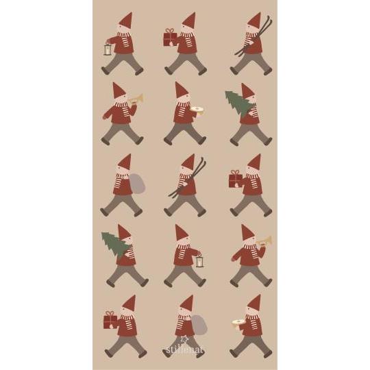 Napkin 10x20 cm Santa's helpers march 16 pcs/pck