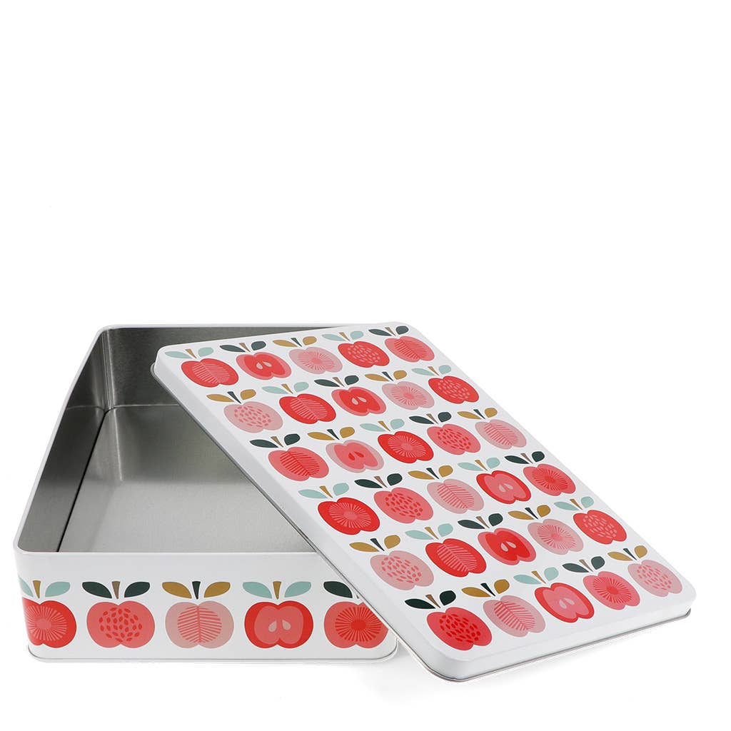 Rectangular fairy cake tin - Vintage Apple