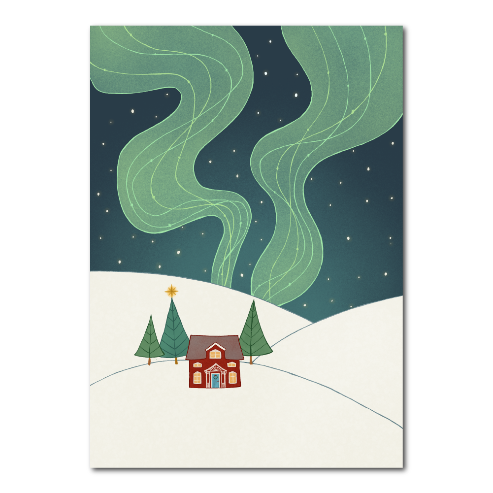 Northern Lights | Christmas Card
