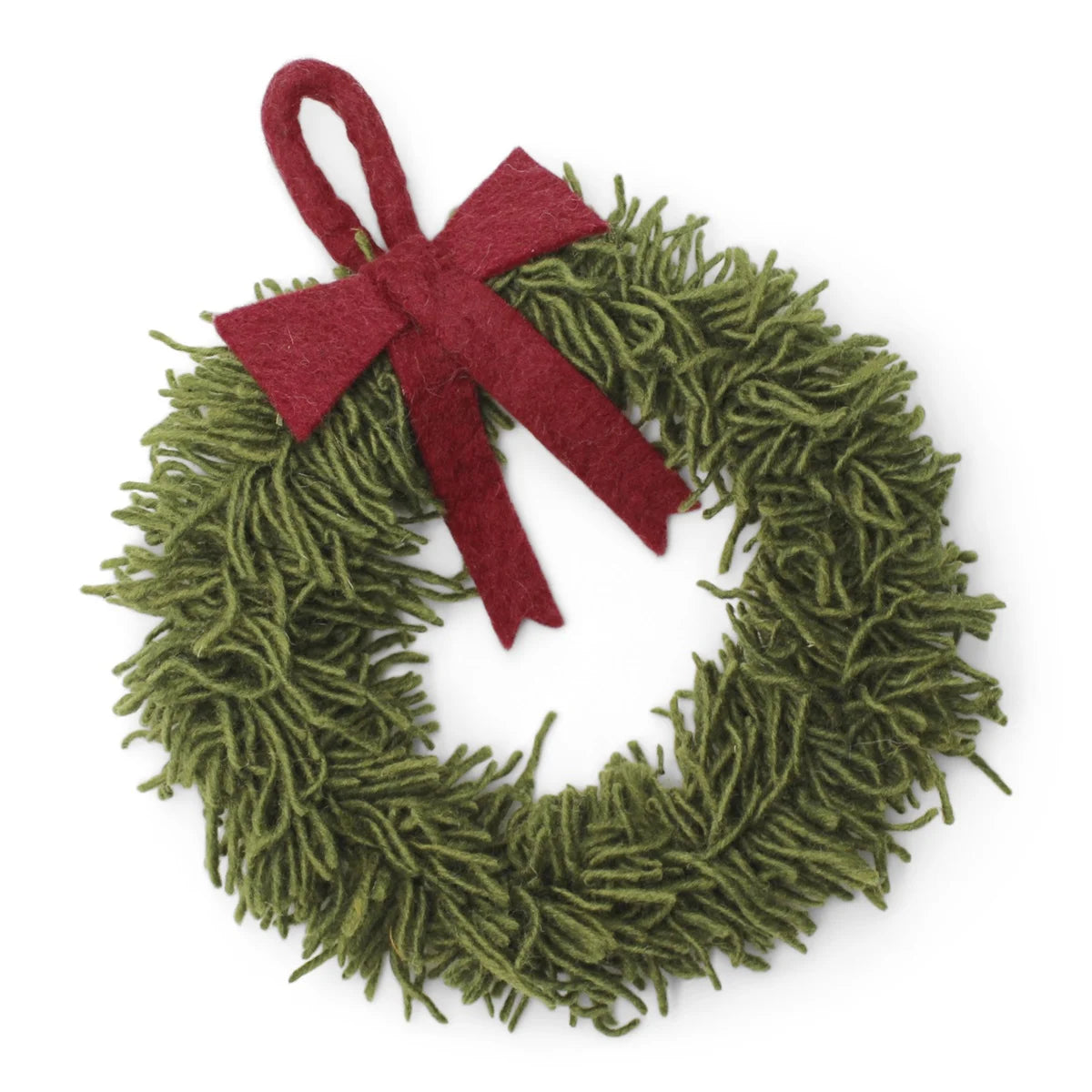 Wreath w/Red Bow