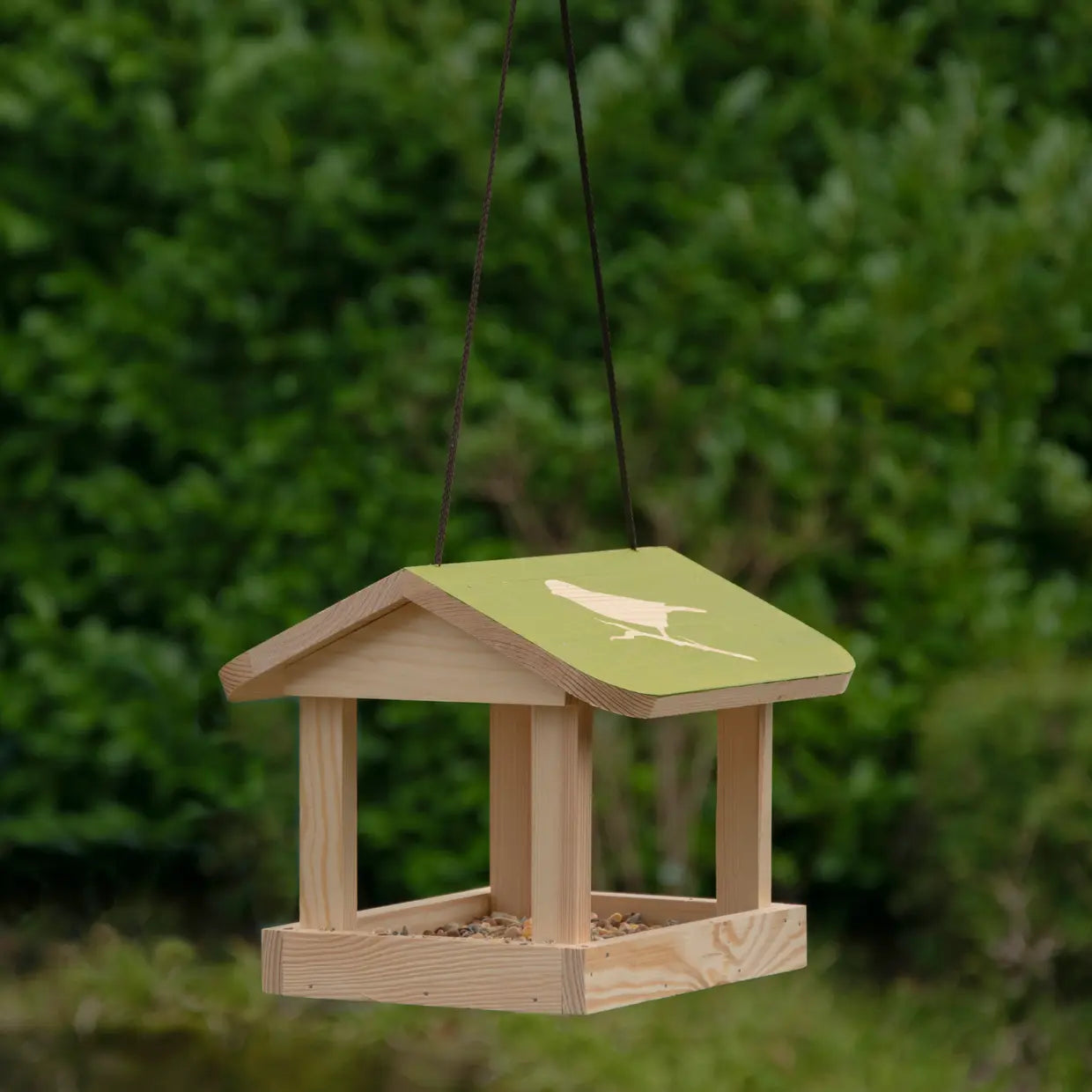 Hangende voedertafel diapositief