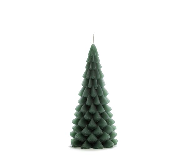 Kerstboom kaars Forest Green 6.3 x 12cm