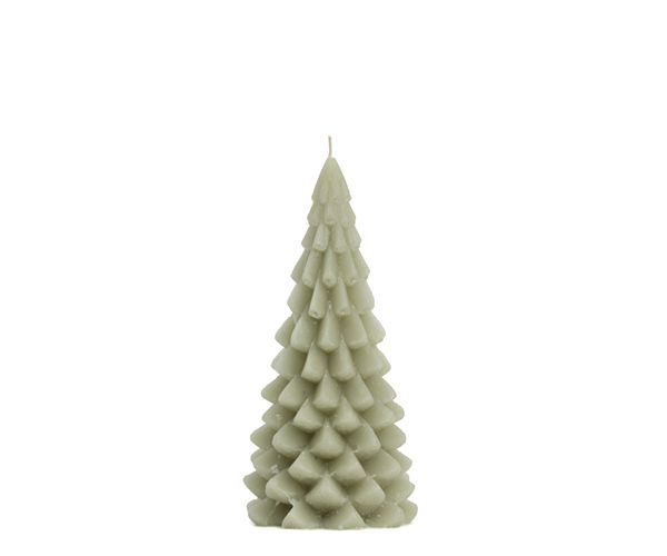 Kerstboom kaars Eucalyptus 10x20cm